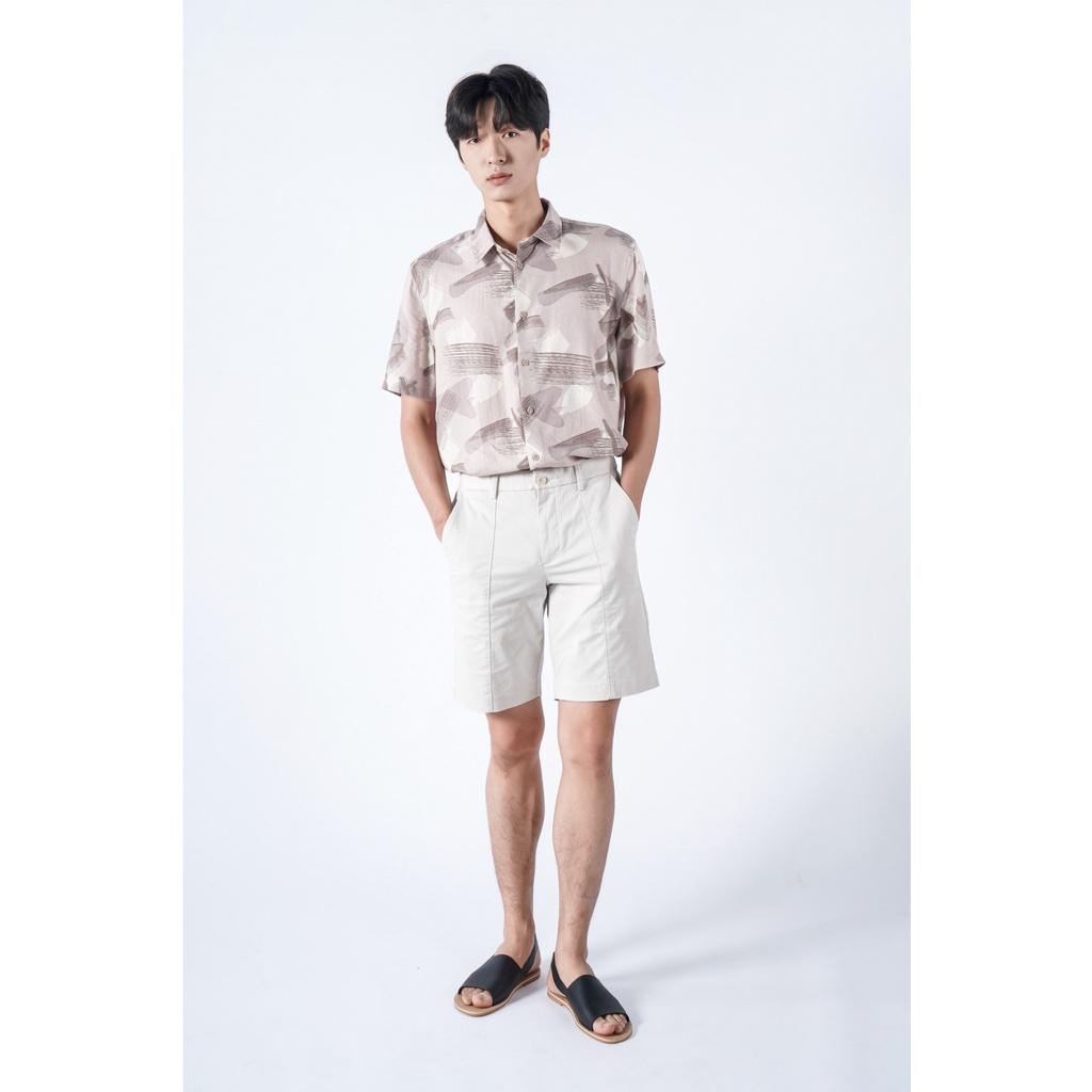 QUẦN SHORT KAKI rã thân trước. STRAIGHT FORM - 10S21PSH010 LASTORE MENSWEAR