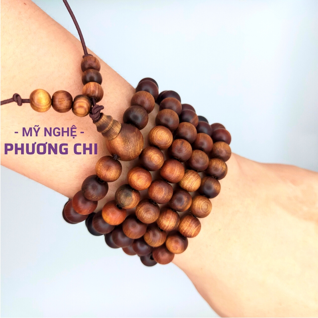 Vòng Đeo Tay Chuỗi Tràng 108 Hạt Gỗ Thơm - Vòng Tay Phong Thủy | Mỹ Nghệ Phương Chi