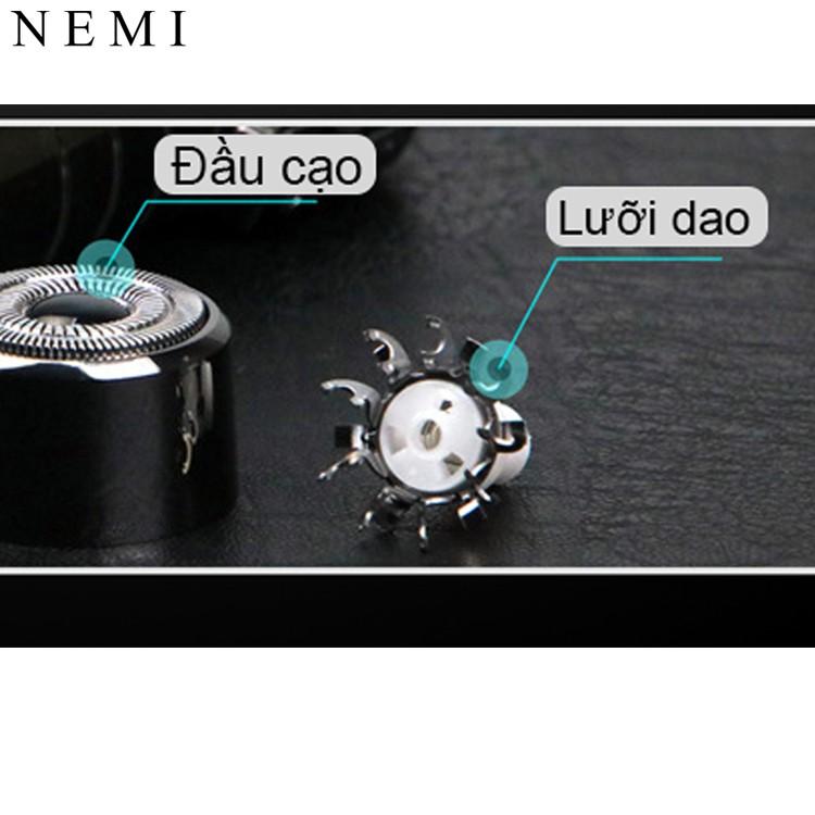 Máy Cạo Râu Mini Làm Bằng Hợp Kim Kẽm Vòng Quay Lên Đến 4500 Vòng/Phút Đi Kèm Bật Lửa Điện Không Gas An Toàn Khi Sử Dụng