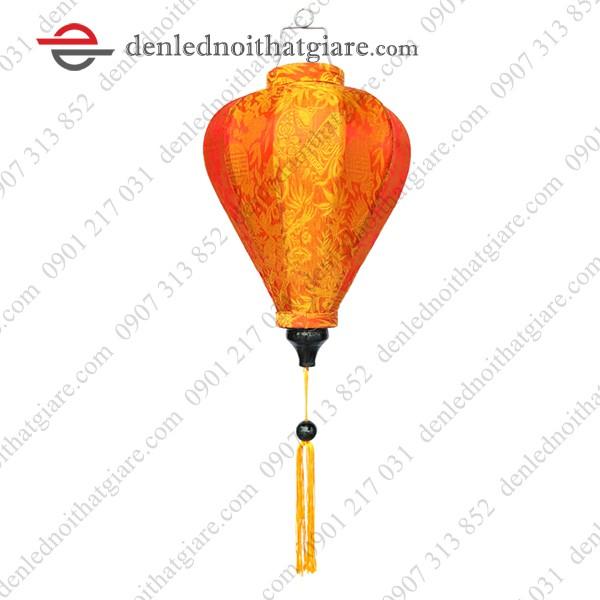 Đèn lồng HỘI AN vải lụa 20cm kiểu củ tỏi 100F20