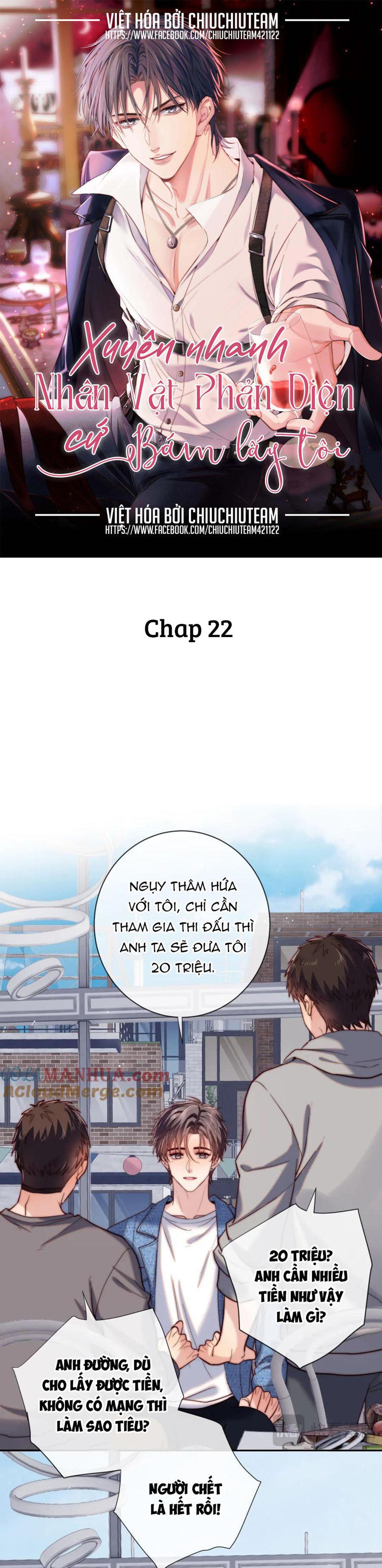 xuyên nhanh nhân vật phản diện cứ bám lấy tôi chapter 22 1