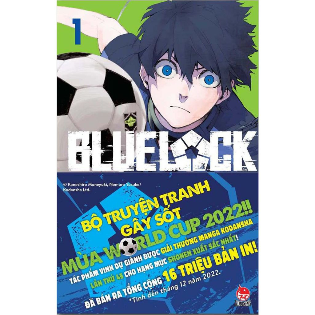 Truyện - Bluelock - Combo 22 Tập - Muneyuki Kaneshiro &amp; Yusuke Nomura - Kim Đồng