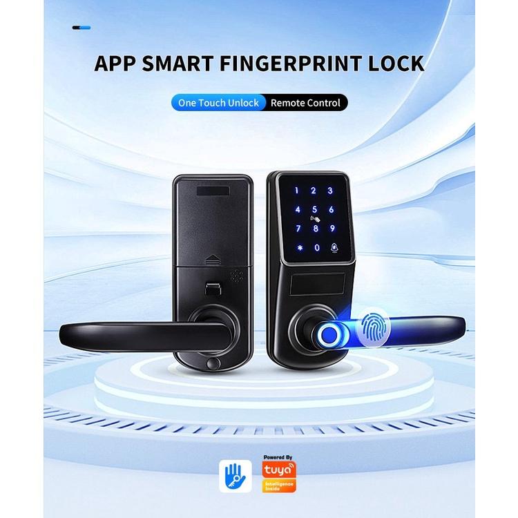 Khóa cửa vân tay thông minh chống trộm 5 cách mở cho gia đình, văn phòng. Kết nối bluetooth và wifi