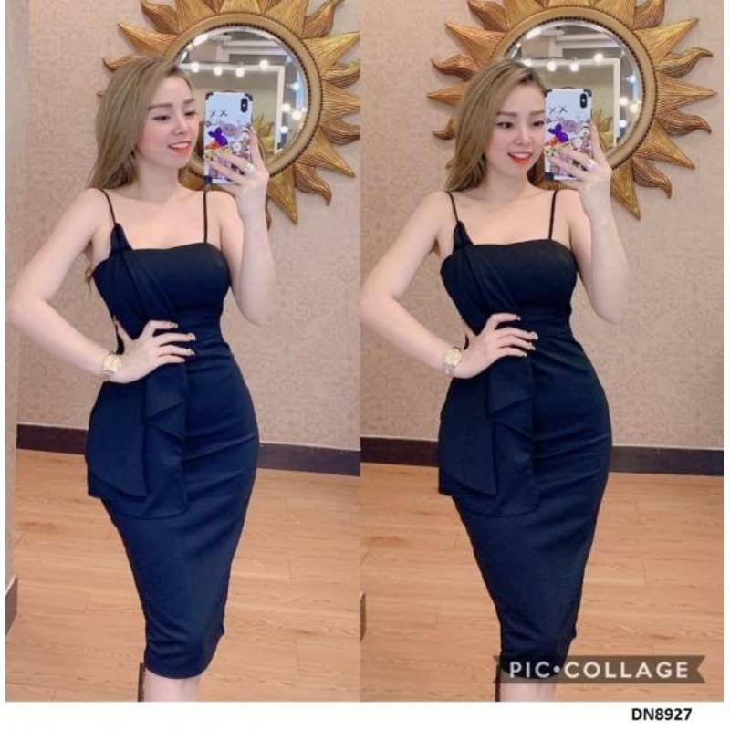 Đầm cúp ngực đắp chéo