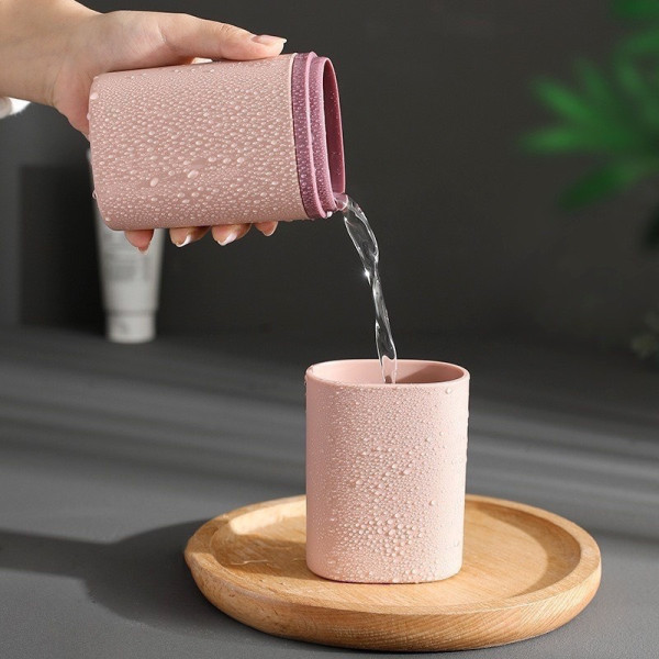 Hộp đựng bàn chải có thể làm cốc tiện dụng, hộp đựng bàn chải và kem đánh răng