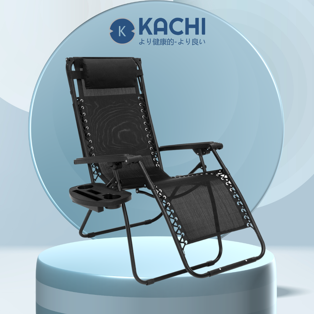 Ghế xếp thông minh có khay để ly Kachi MK116