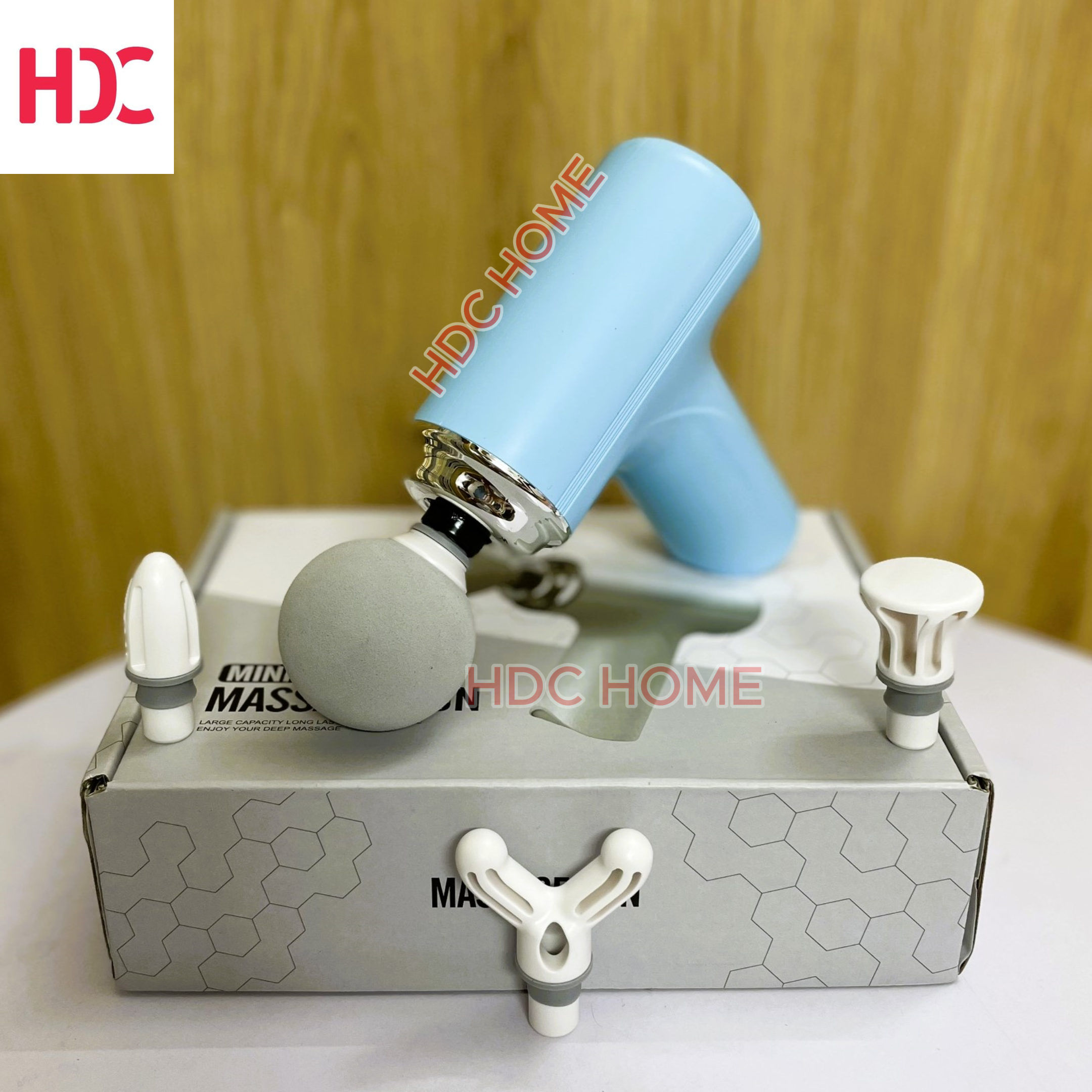 Máy Massage Cầm Tay Bản Nâng Cấp Có 6 Chế Độ, Phù Hợp mát xa Toàn Thân, Cổ Vai Gáy, Bắp Chân - Hàng Nhập Khẩu