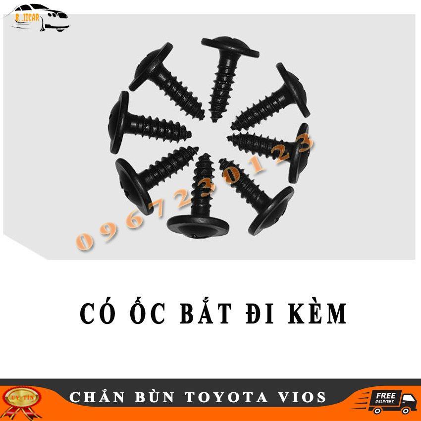 Bộ 4 Chắn Bùn TOYOTA VIOS 2014-2021 Chất Liệu Nhựa ABS Dẻo Cao Cấp Chống Vỡ