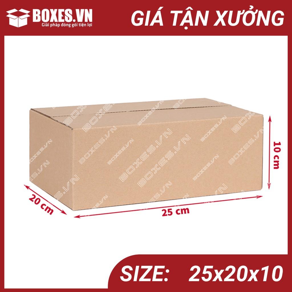 25x20x10 Combo 20 hộp Carton đóng gói hàng giá tại xưởng