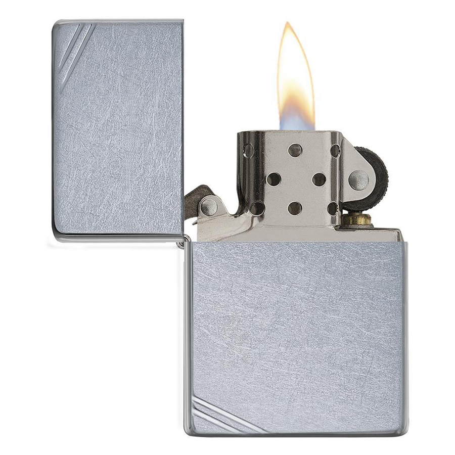 Bật Lửa Zippo Vintage Street Chrome