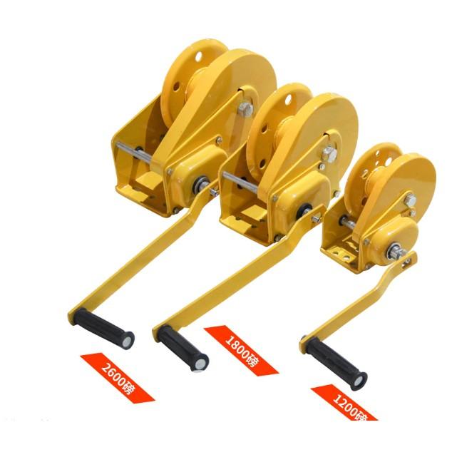 Tời quay tay vàng không cáp 1200LBS - 544kg - tời có cáp