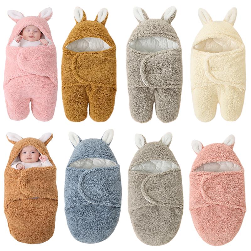 Chất Lượng Cao Cho Bé Sơ Sinh Túi Ngủ 2021 Mới Cotton Bọc Chăn Cho Bé Làm Dày Ủ Kén Cho Bé Sơ Sinh Sleepsack 0-9M