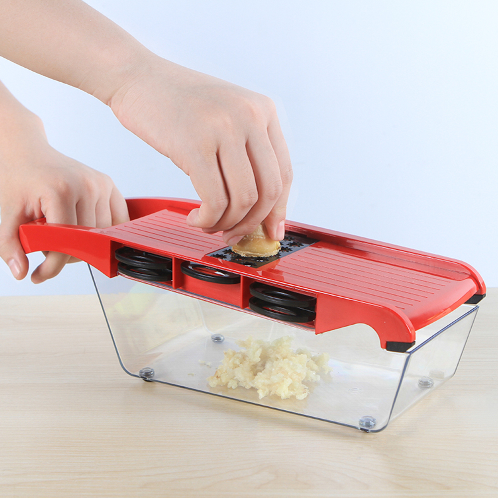 Bộ Dụng Cụ Nạo, Bào, Cắt Lát Rau Củ Quả Đa Năng 6 in1