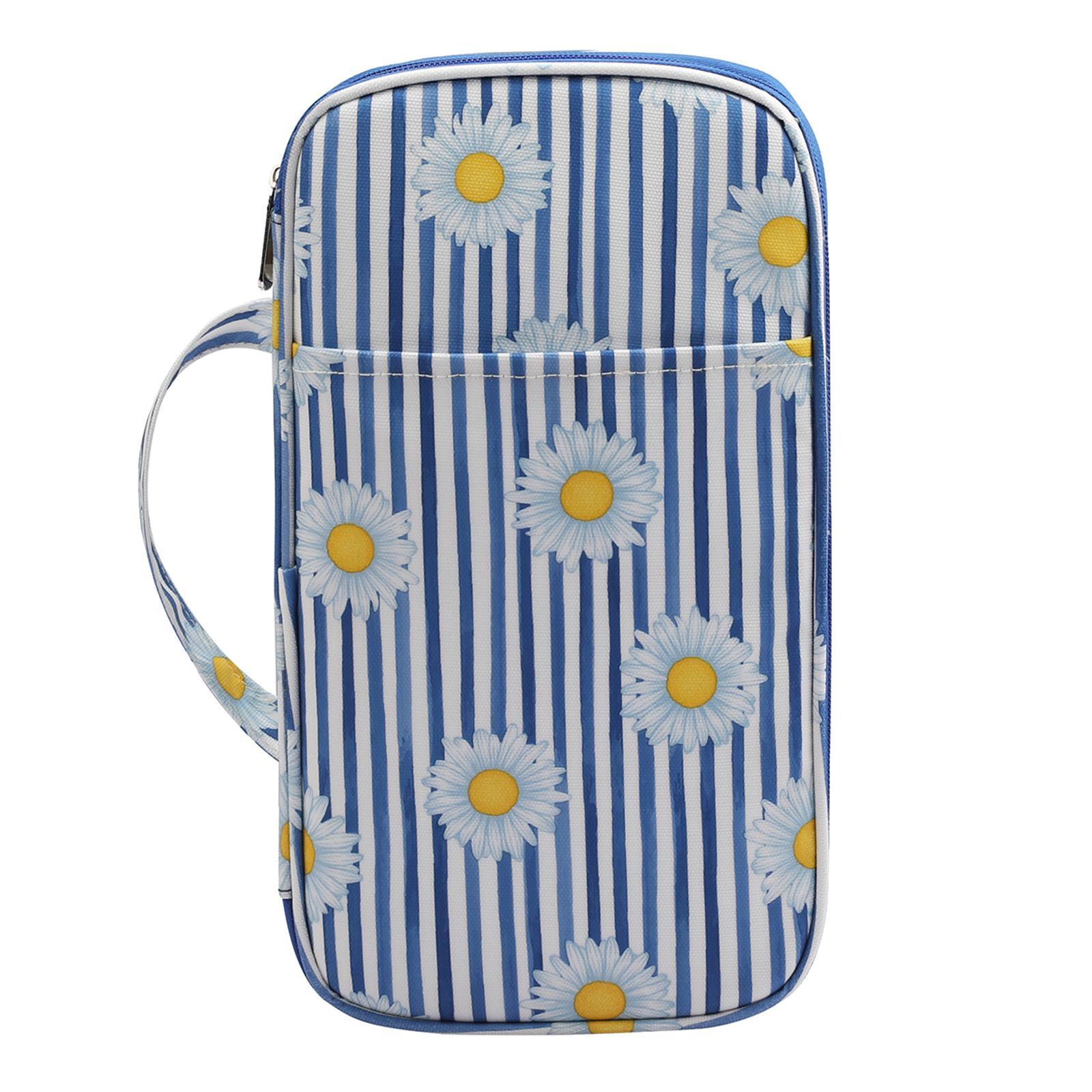 Crochet Case Zipper Storage Organizer Bag for Crochet  Tools Green