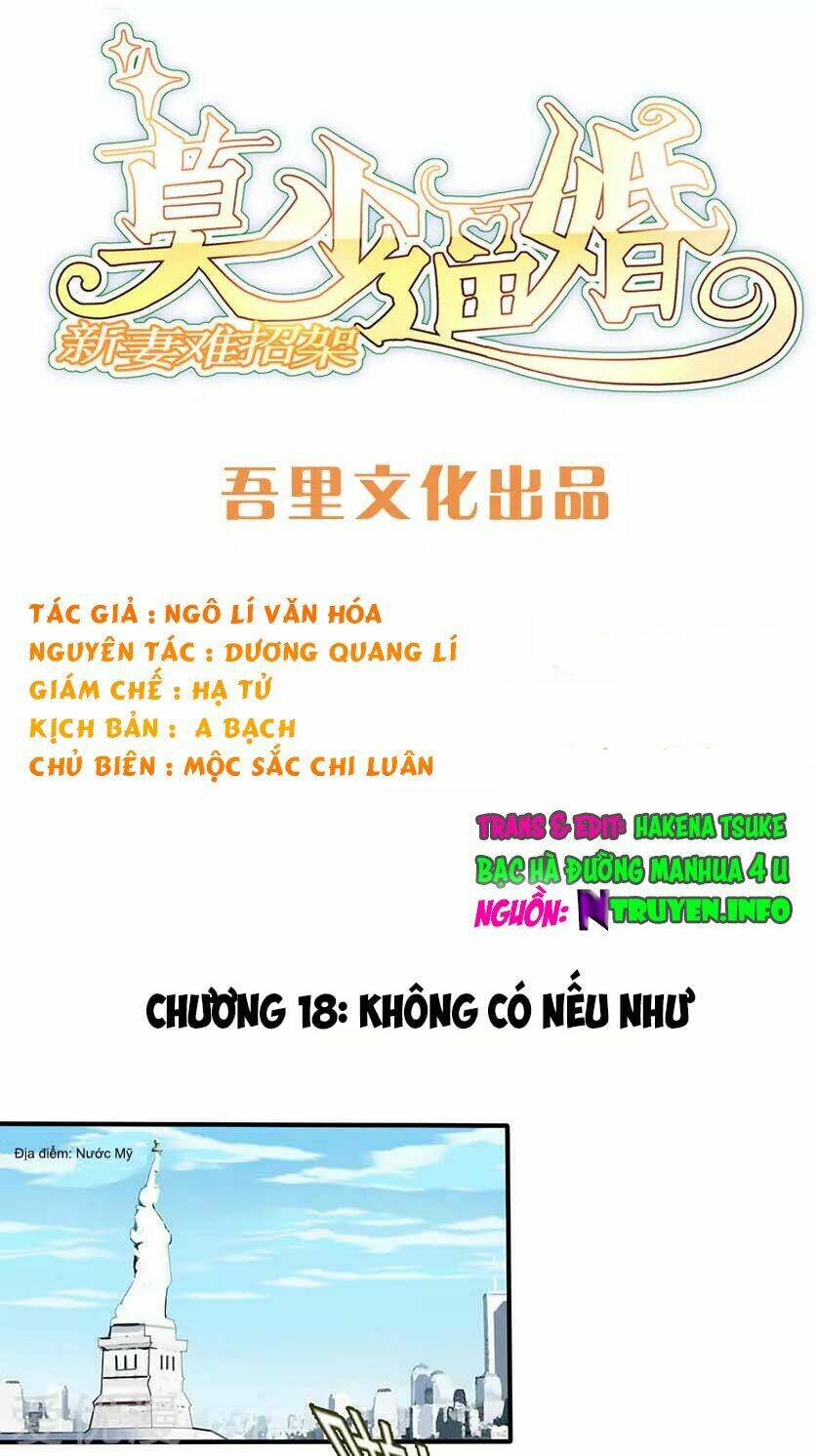 mạc thiếu bức hôn: vợ mới khó chống đỡ chapter 18 1