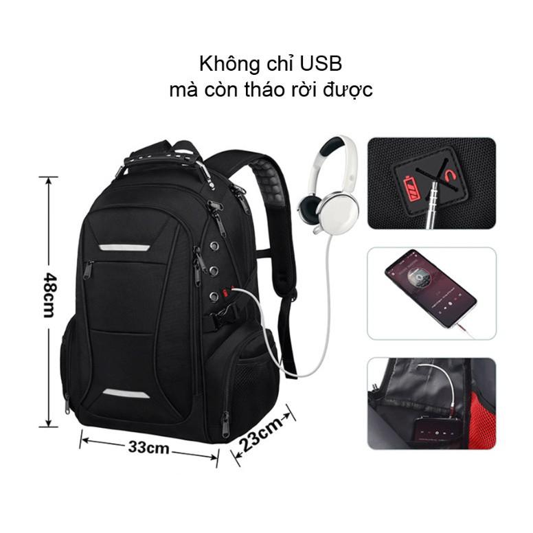 Balo dã ngoại chống thấm Waterproof Bag 35L (Đen)