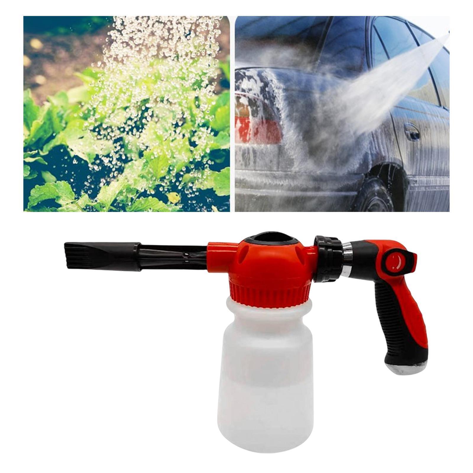 car Water Sprayer, Gardening Sprayer Soap Sprayer, Bottle Car Wash Pump Manual Foaming Sprayer, for Garden Automobiles Car