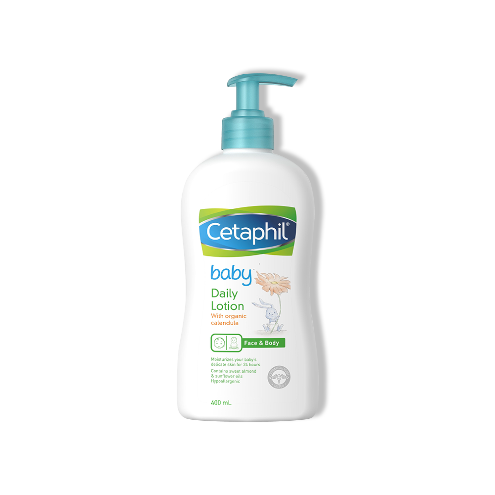 Sữa dưỡng ẩm dịu lành hằng ngày cho bé Cetaphil Baby Daily Lotion with Organic Calendula 400ml