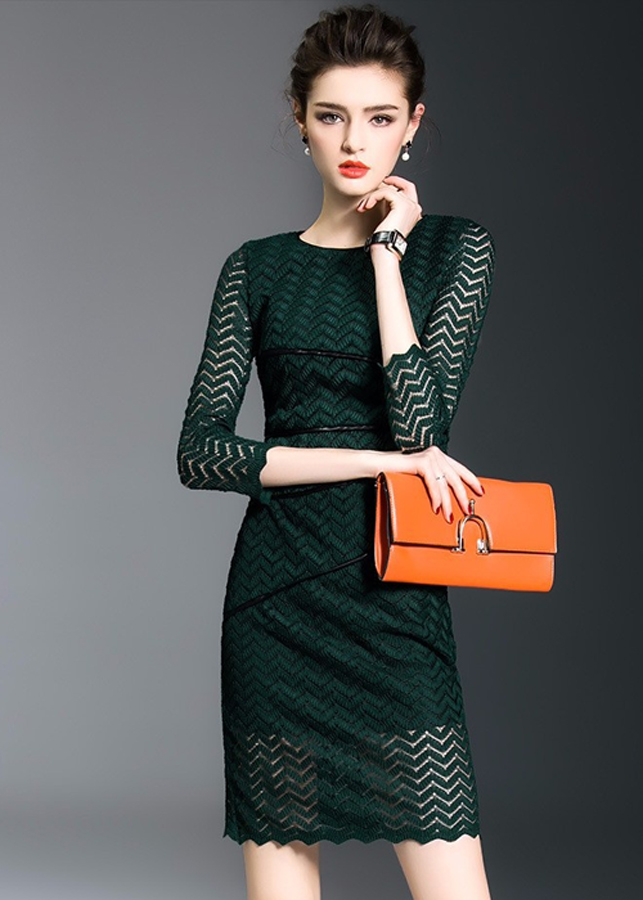 Đâm Nữ Ôm Ren DON00388 - Xanh Size S