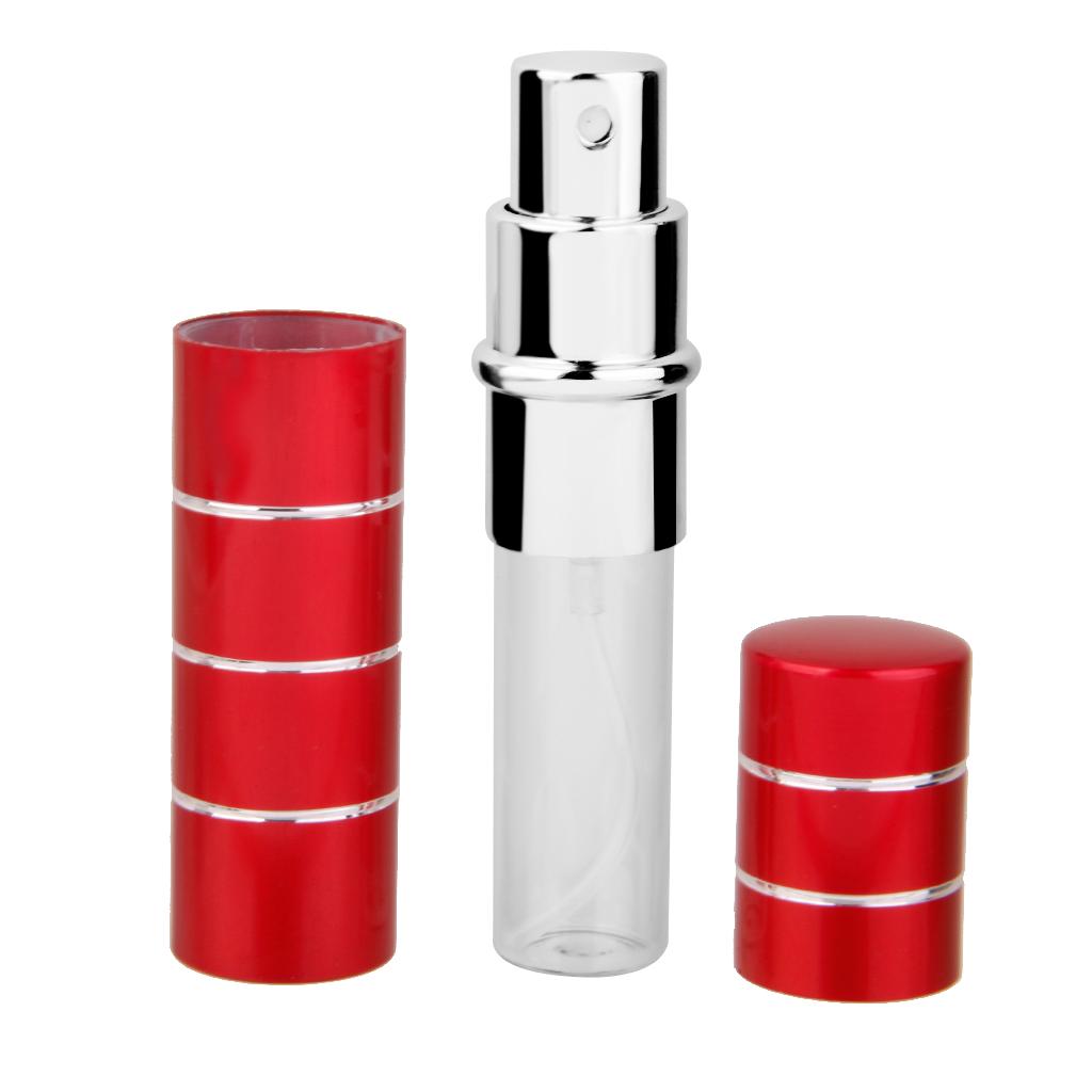 Pack of 2 10ml Reusable Travel Spray er Empty Mist Spray Perfume Bottle Vials for Storaging the Makeup Liquids