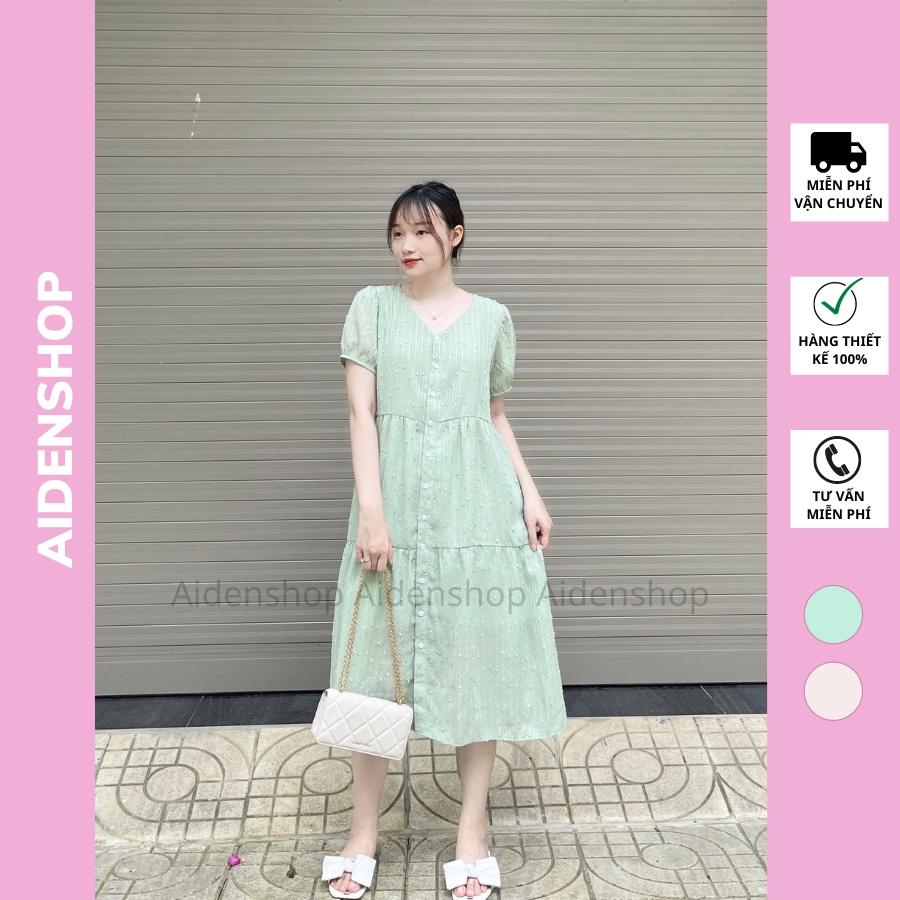 Váy bầu thiết kế thời trang cao cấp Aidenshop đầm suông sau sinh nữ ren