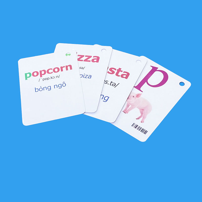 Flashcard tiếng Anh Lớp 2 BGD, có phát âm, hình ảnh và màu sắc sinh động