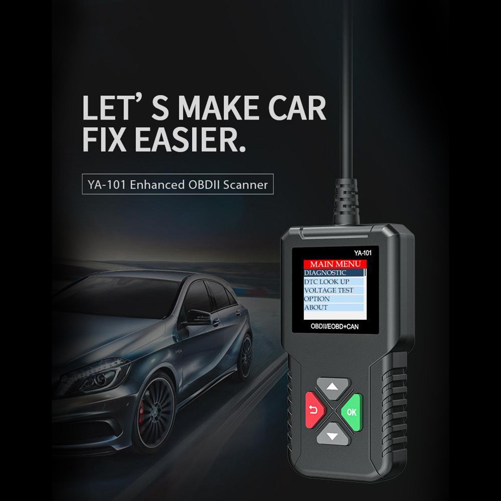 Automotive OBD2 Scanner OBD Code Reader Car Engine Fault Diagnostic Tool