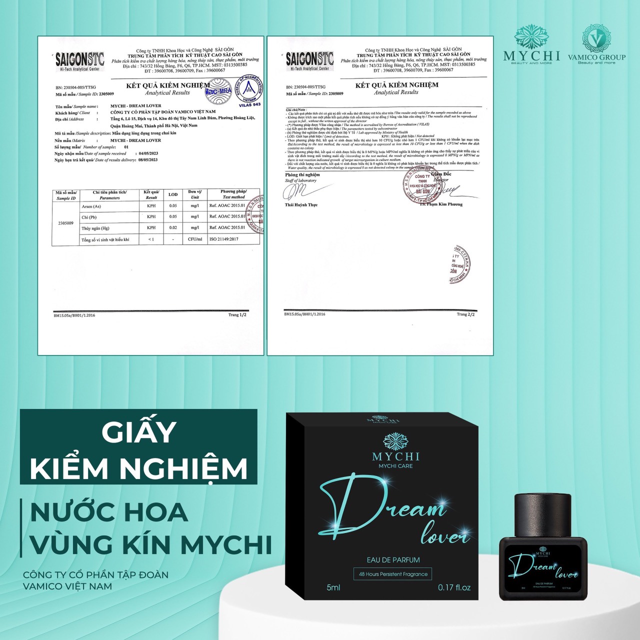 Nước Hoa Cô bé Thương Hiệu Mychi lưu hương 48h gợi cảm quyến rũ