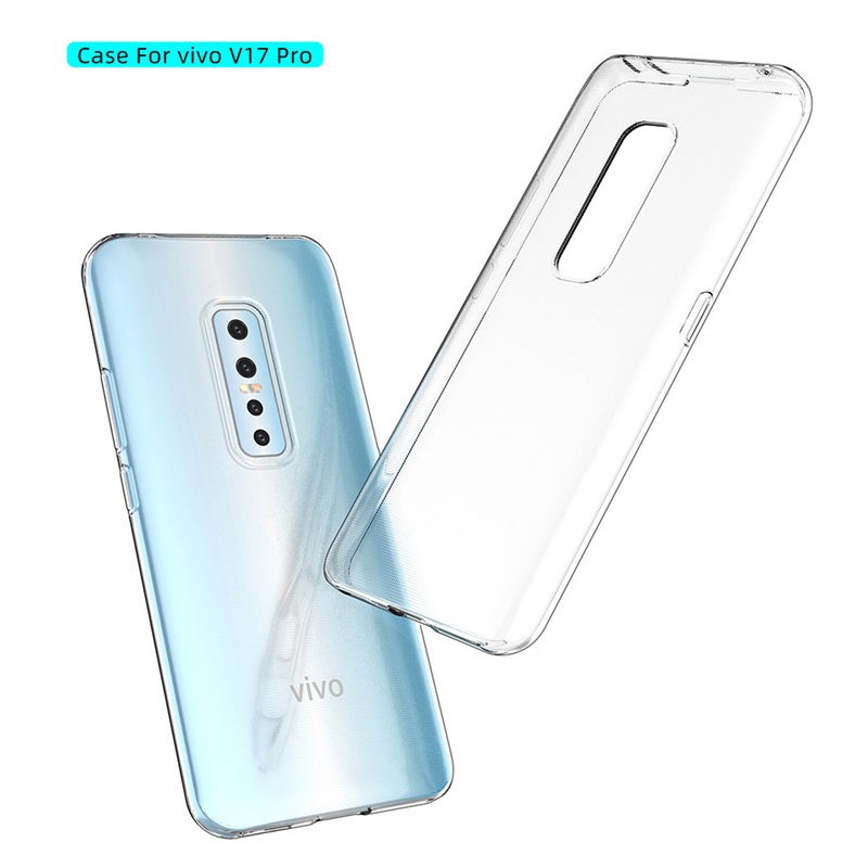 Ốp lưng silicon dẻo trong suốt cao cấp cho ViVo V17 Pro