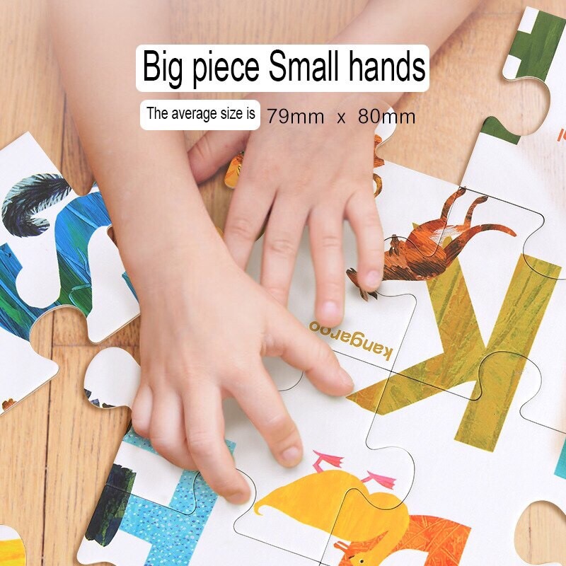 Đồ chơi xếp hình Mideer Floor Puzzle - Bảng Ghép Chữ Cái Tiếng Anh Phiên Bản Chú Sâu Háu Ăn (Dành Cho Bé Từ 3 Tuổi)