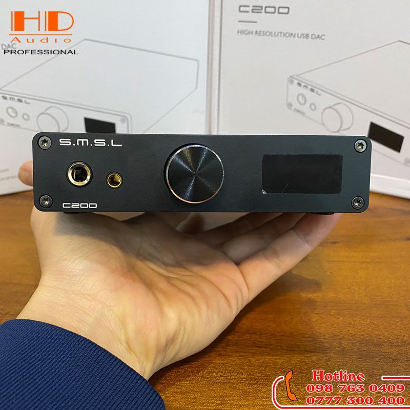 DAC SMSL C200 Trang Bị ES9038Q2M + 4OPA1612A - DAC Mới 2022 - Hàng Chính Hãng