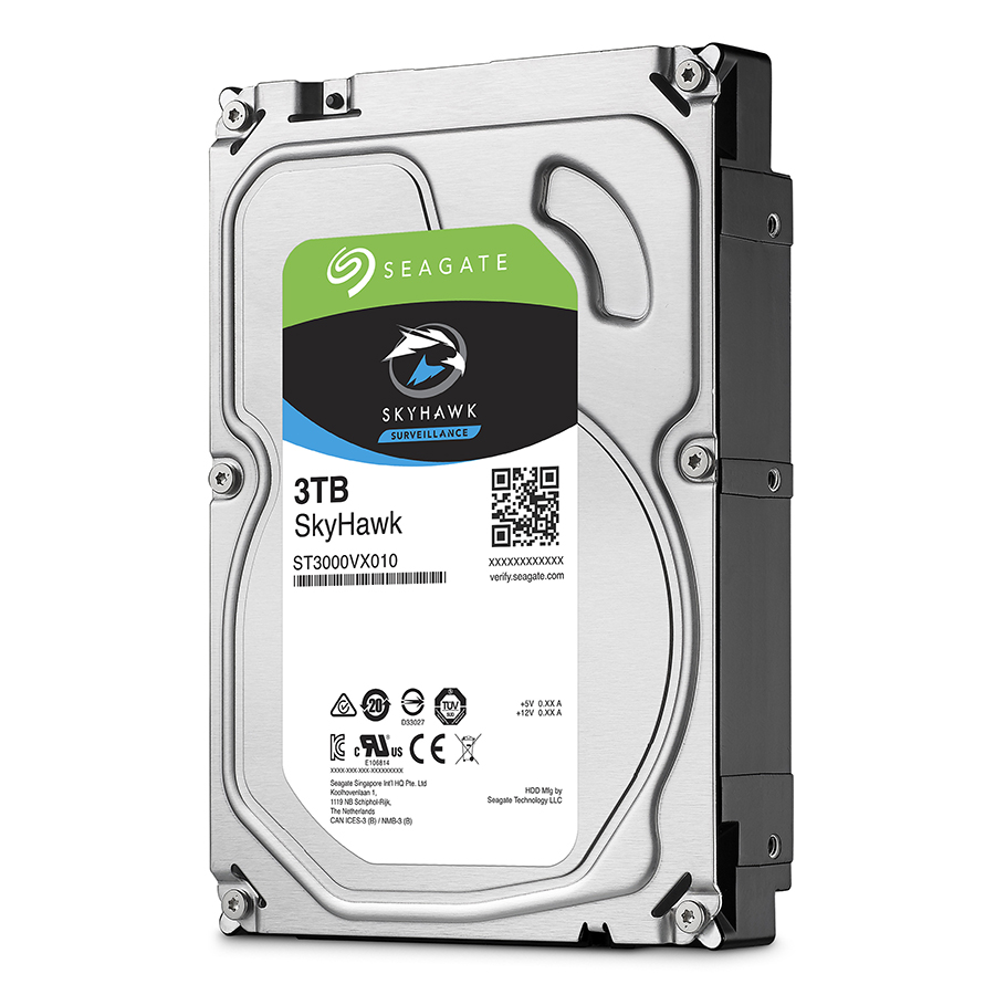 Ổ Cứng HDD Seagate Skyhawk  3TB 3.5 Sata 6Gb/s/64MB Cache/5900RPM - Hàng Chính Hãng