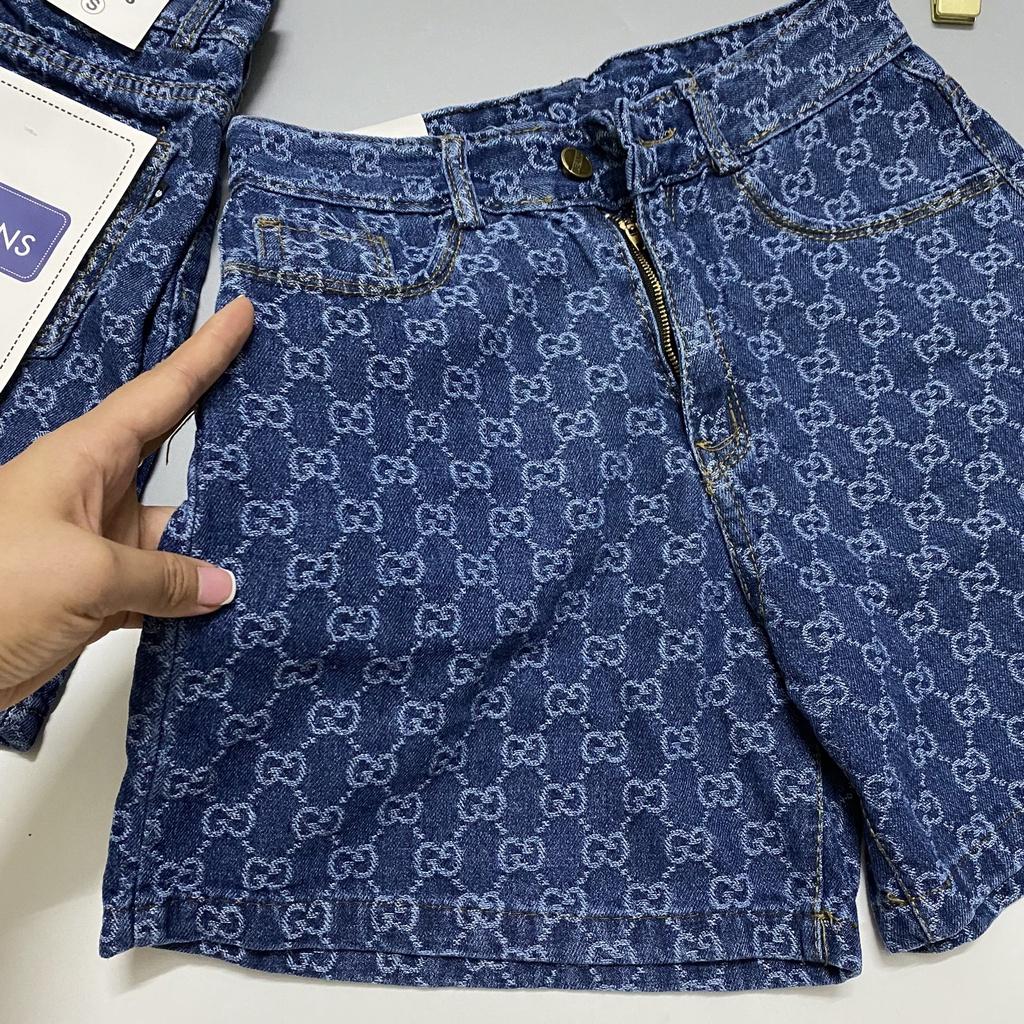 Quần Short Nữ – Quần Đùi Jean Xanh GC – Chất Jean Dày Đẹp Size S,M,L (kèm ảnh thật)