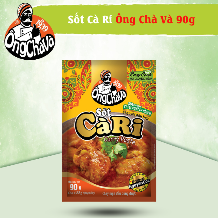 Sốt Cà Ri Nị Kiểu Ấn Độ Ông Chà Và 90g (Indian Style Spicy Curry)