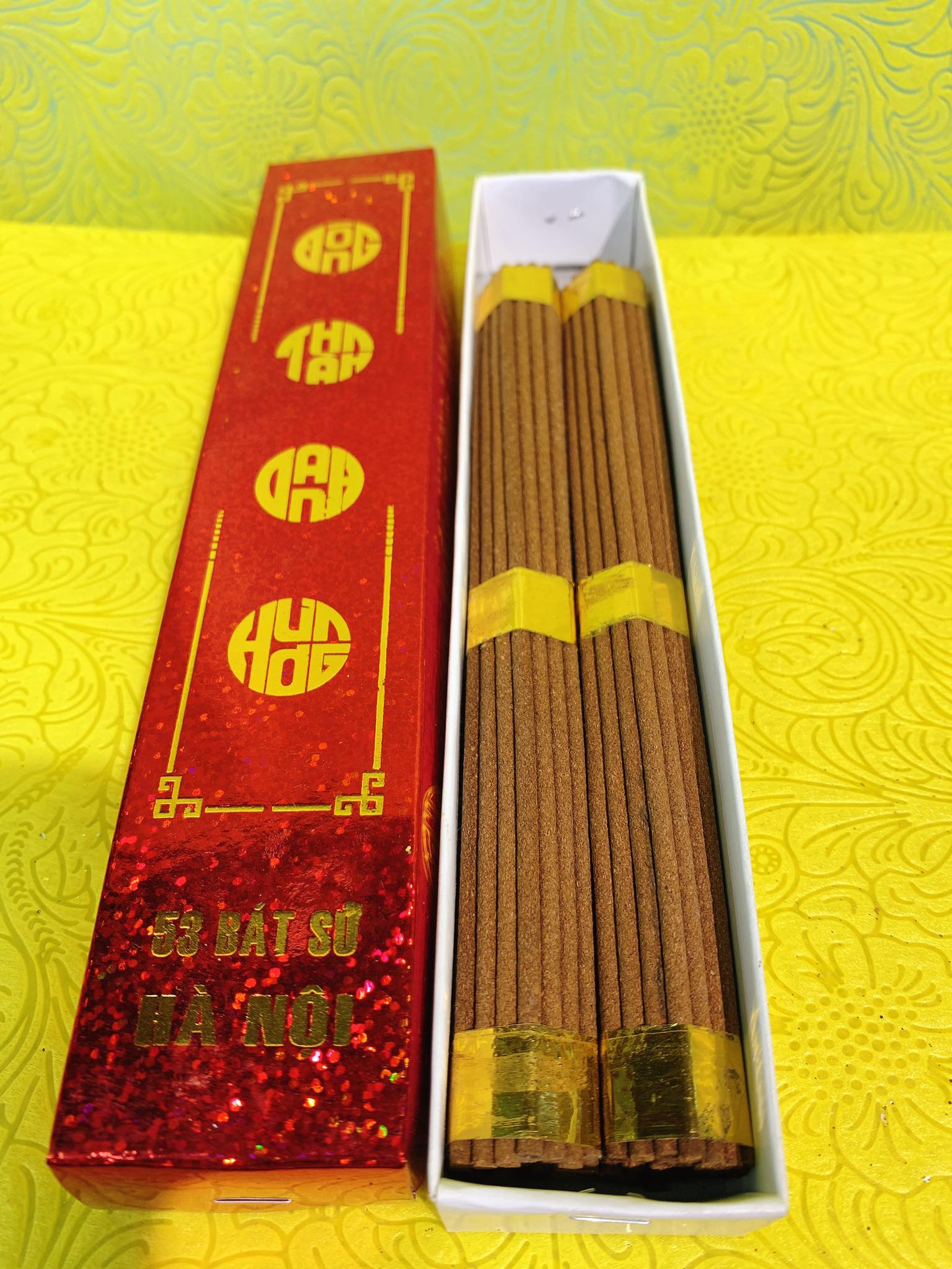 Hương nén không tăm hộp đỏ 35 - Đông Thành