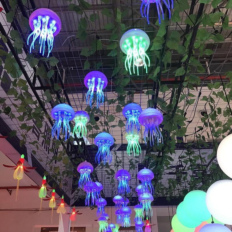 Đèn led đổi màu hình sứa