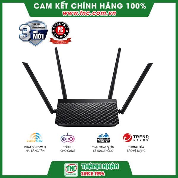 Router Wifi Asus RT-AC1200-V2- Hàng chính hãng