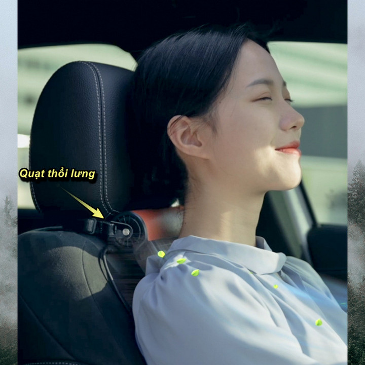Quạt Thổi Sau Ghế Ô Tô Car Seat Cooling Fan - Home Decor Furniture