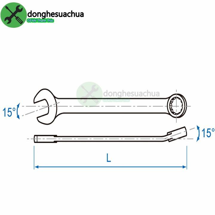 Cờ lê vòng miệng 18mm Kingtony 1060-18 dài 225mm