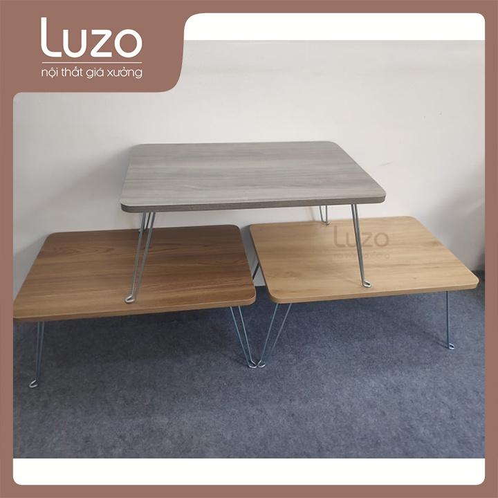 Bàn Ngồi Bệt Gấp Gọn Mini và Bàn Xếp Sinh Viên Ngồi Học Trên Giường BET1 - Luzo Home