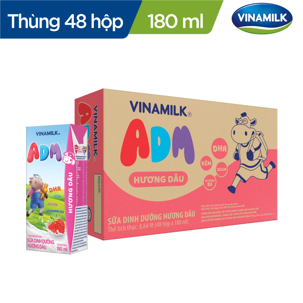 THÙNG SỮA DINH DƯỠNG VINAMILK ADM GOLD
