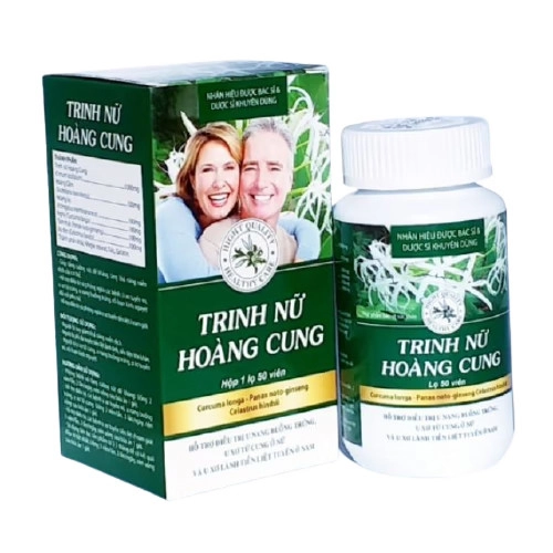 Trinh Nữ Hoàng Cung hỗ trợ giảm u xơ tử cung, u nang buồng trứng, u xơ tuyến tiền liệt Lọ 50 viên