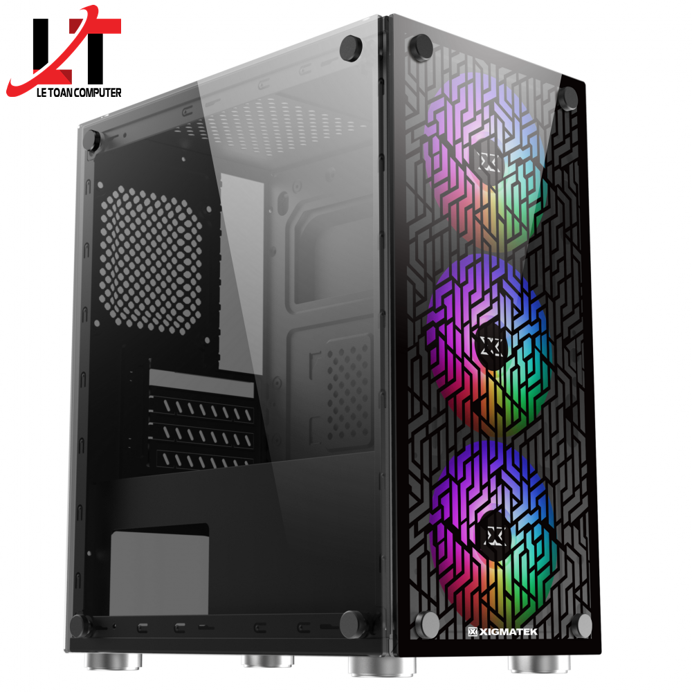 Case XIGMATEK NYX 3F (Kèm 3 Fan X20F RGB) - Hàng chính hãng