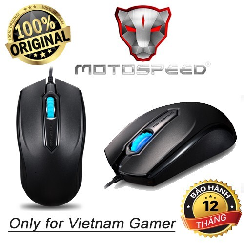 Chuột Quang USB Có Dây Motospeed F12 - Hành Chính Hãng