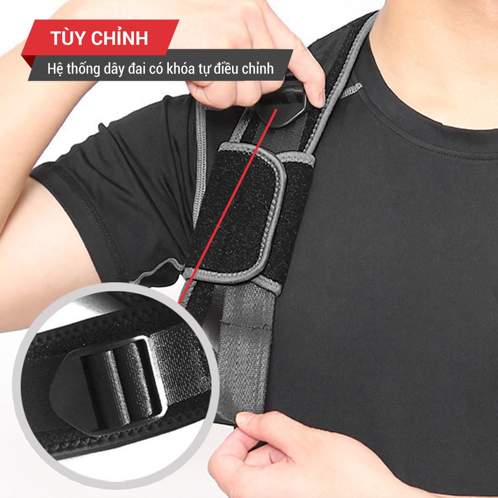 Đai chống gù lưng GoodFit  cao cấp GF712P