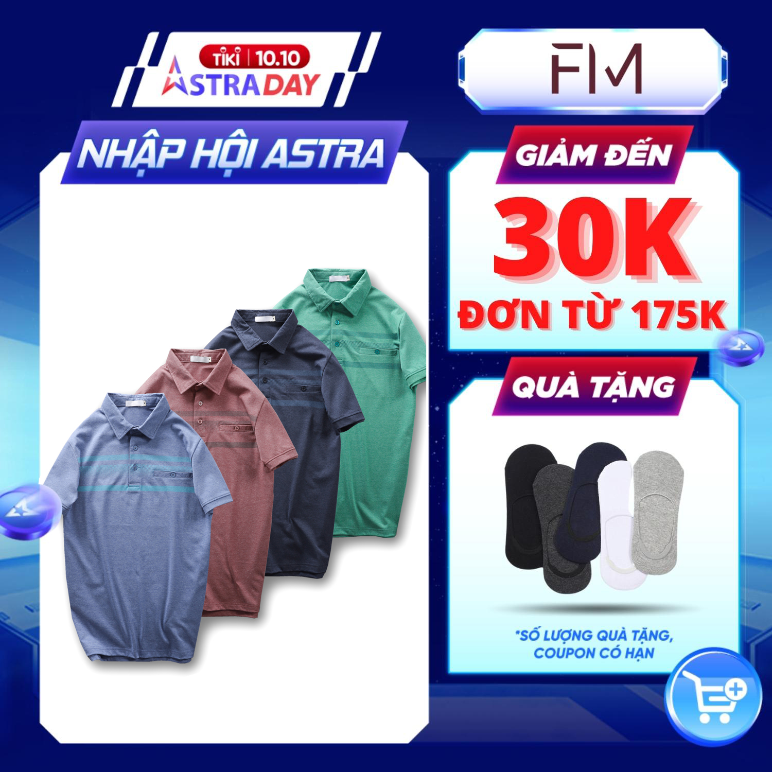 Áo thun polo thời trang nam phong cách trẻ trung, lịch lãm - FORMEN SHOP - FMPS191