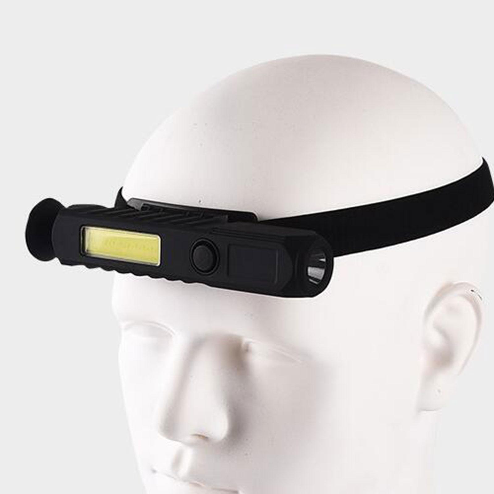 Work Light USB Rechargeable Compact Flashlight for Garage Hiking Backpacking