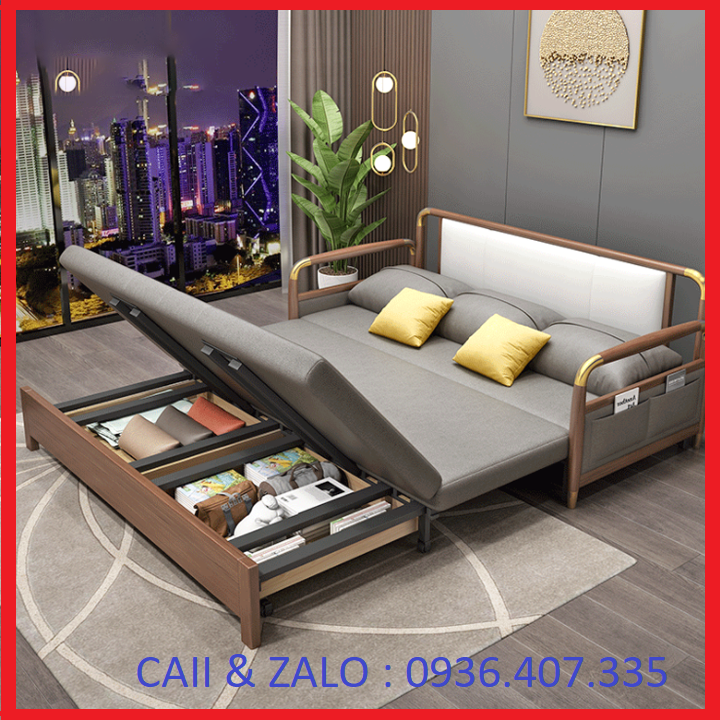 Giường Sofa Thông Minh, Sofa Giường Cao Cấp Gấp Gọn Thành Ghế Sofa Đa Năng ,Sofa bed Thông Minh Phong Cách Hiện Đại Công Nghệ Châu Âu