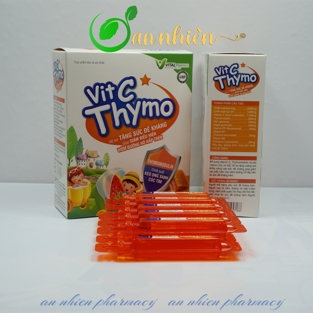 Siro tăng cường đề kháng cho trẻ Vit.C Thymo