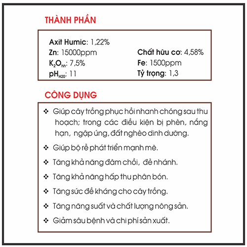 Phân bón vi lượng ROOTS 9 - kích rễ, kéo ngọn, bung chồi cho tất cả các loại cây trồng